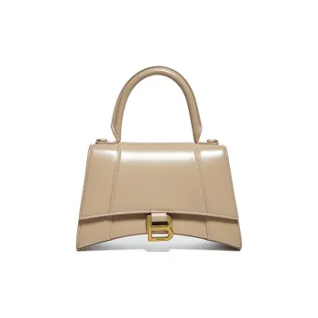 Balenciaga Leather One Shoulder Handbags Women's Brown