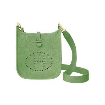 HERMES Evelyne Amazon Cow Leather Shoulder Bag, Crossbody Bag Women's