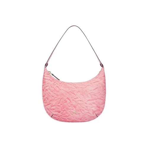 Manu Atelier Female MINI HOBO Handbag Wmns Pink Sling Bag