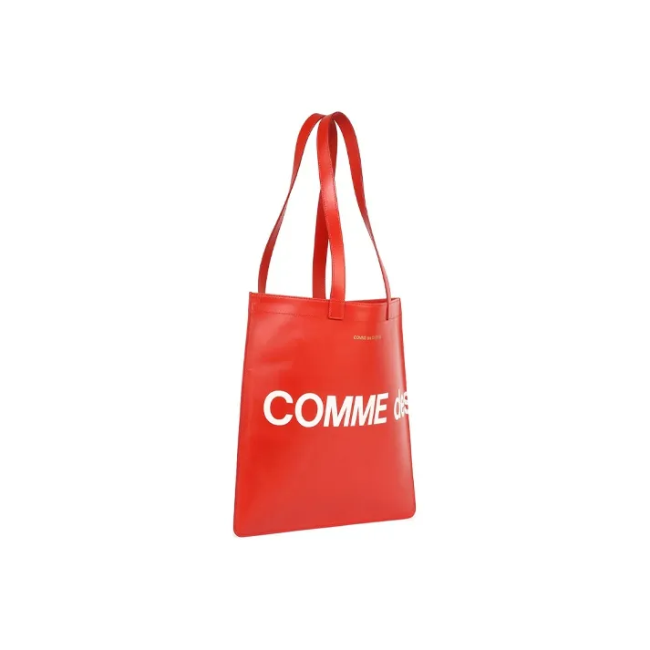 CDG Leather Handbag Regular Women's Red-1
