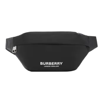 Burberry Logo Print Nylon Sonny Bum Bag 'Black'