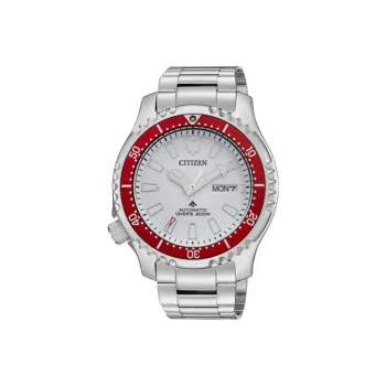 CITIZEN Automatic Mechanical Movement Stainless Steel Strap Watch Men's Watches White Dial