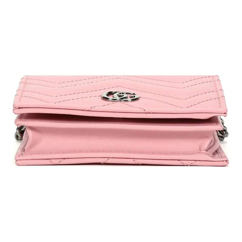 GUCCI MarmontGG Marmont Quilted Leather Chain Bag, Crossbody Bag Mini Women's-4