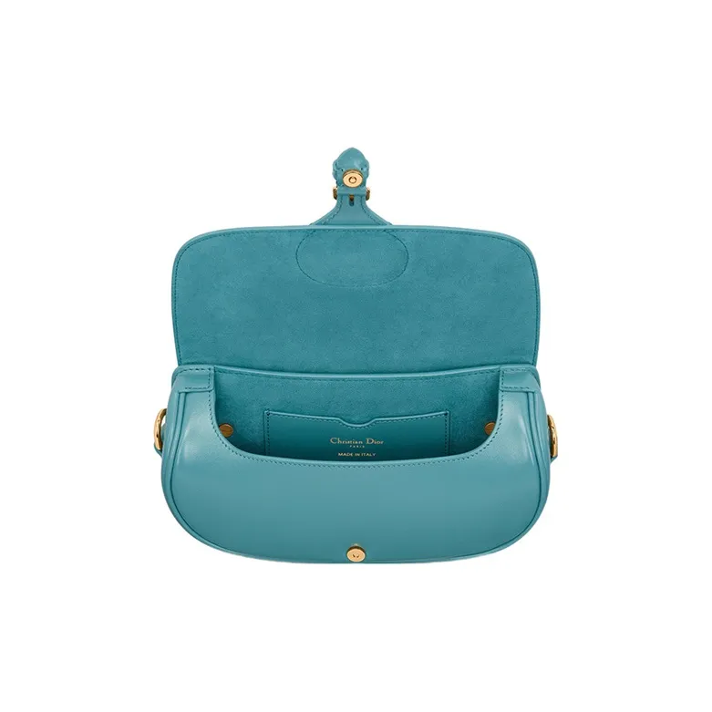 DIOR Bobby Smooth Cow Leather Handbag, Shoulder Bag, Crossbody Bag Women's Sky Blue-5