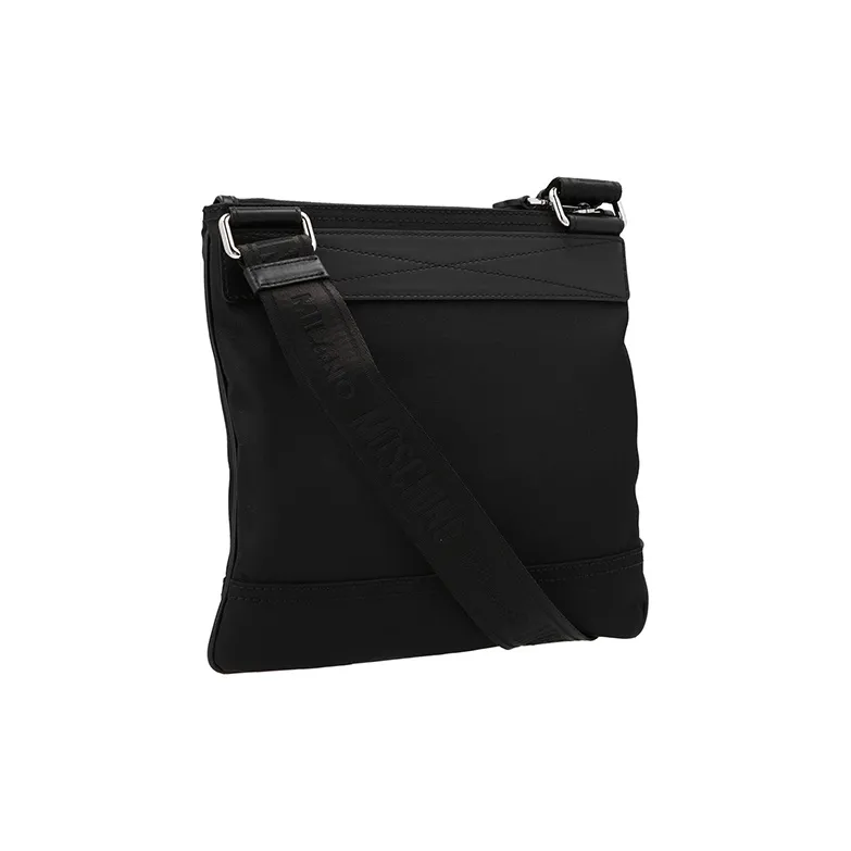 MOSCHINO Polyamide Shoulder Bag Crossbody Bag Men's Black-1