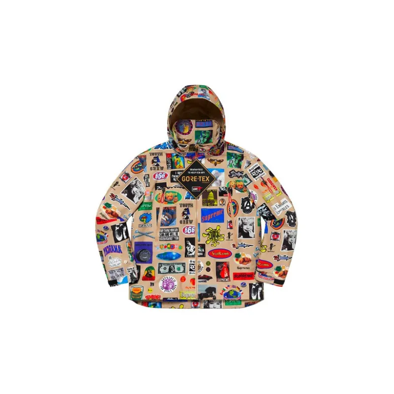 Supreme GORE TEX Stickers Shell Jacket SS21-6