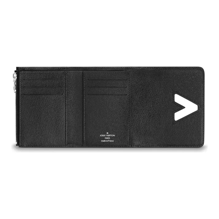 LOUIS VUITTON Compact Wallet Twist Epi Noir Black-2