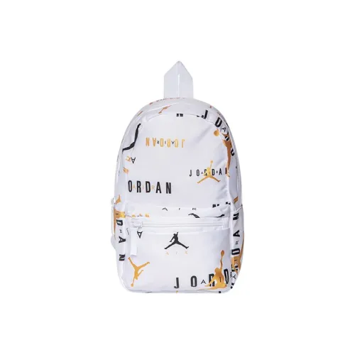 Jordan Polyester Backpack Small Size Unisex White One-of-One