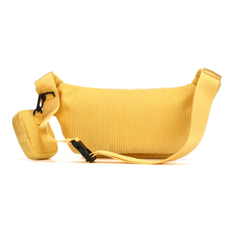 FILA FUSION Fabric Fanny Pack Regular Unisex Concubine Yellow-2