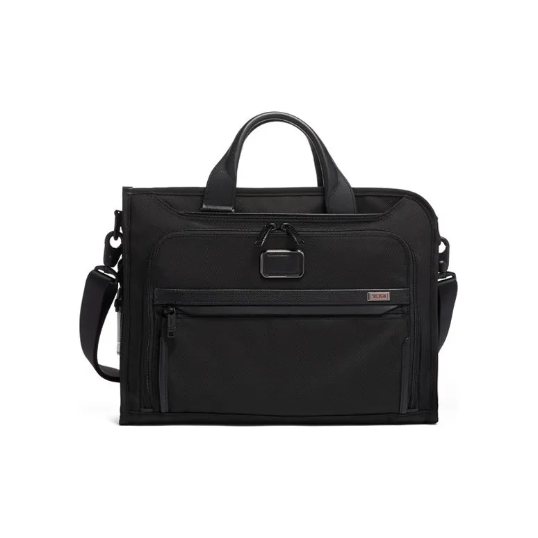 TUMI Alpha 3 Nylon Fabric Laptop Bag Handbag Shoulder Bag Crossbody Bag Regular Men's Black-0