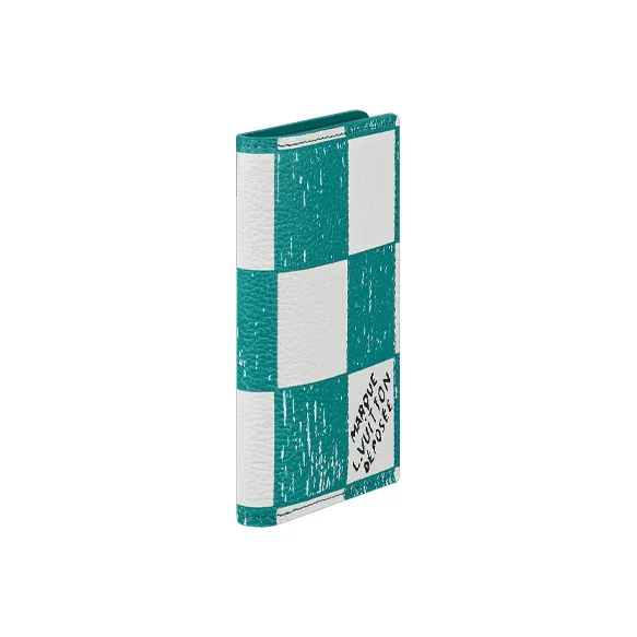 LOUIS VUITTON Pocket Organizer Teal Blue-2