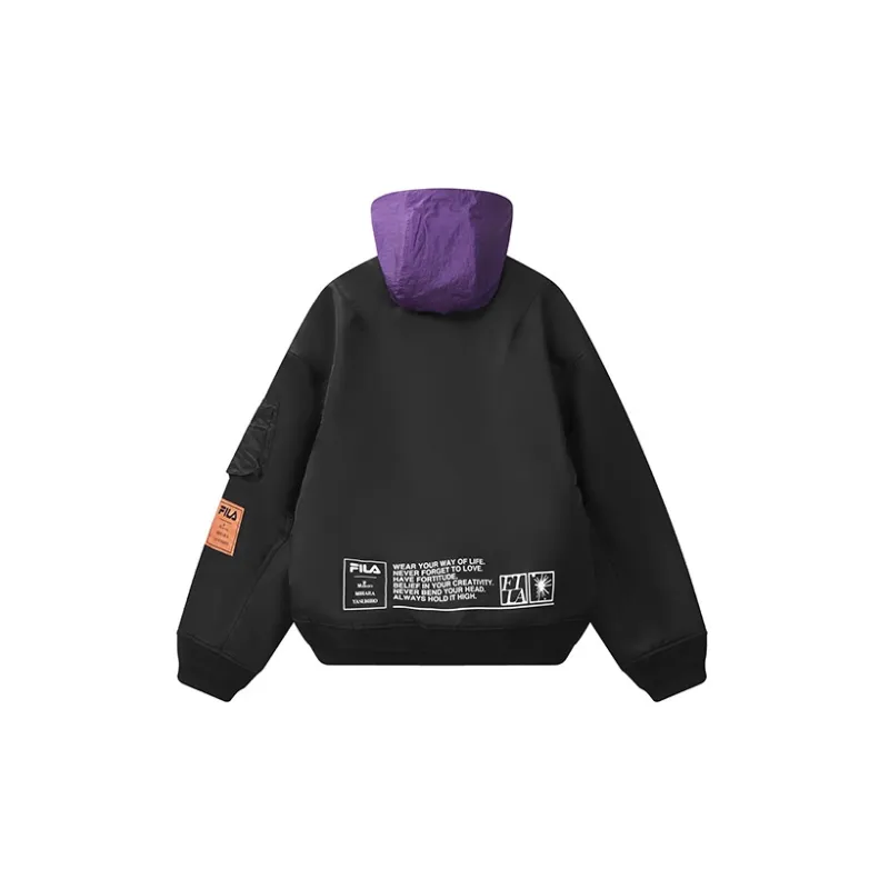 Mihara Yasuhiro X FILA MIHARA YASUHIRO Collaboration Collection Jackets Men Jet Black-1