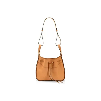 LOEWE Hammock Soft Grained Calfskin Hammock Bag Handbag Shoulder Bag Crossbody Bag Women's Light Caramel