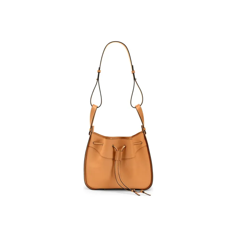 LOEWE Hammock Soft Grained Calfskin Hammock Bag Handbag Shoulder Bag Crossbody Bag Women's Light Caramel-0