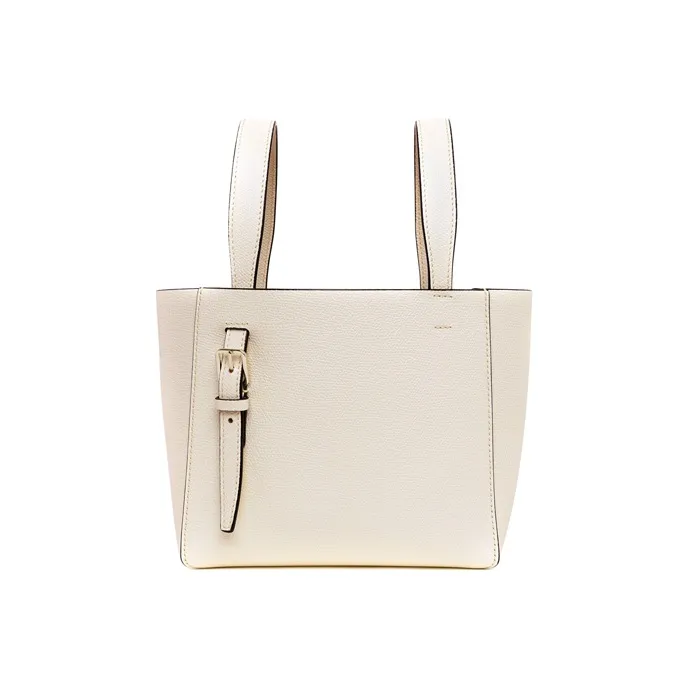 Valextra Cow Leather Tote Handbag Women's White-1