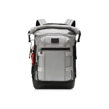 TUMI Alpha Bravo Polyamide Backpack Regular Men's Gray