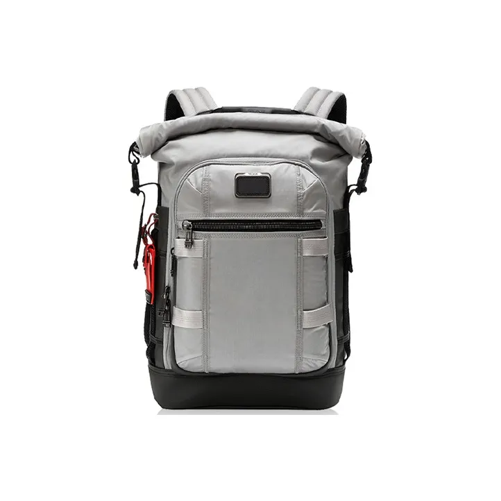 TUMI Alpha Bravo Polyamide Backpack Regular Men's Gray-0