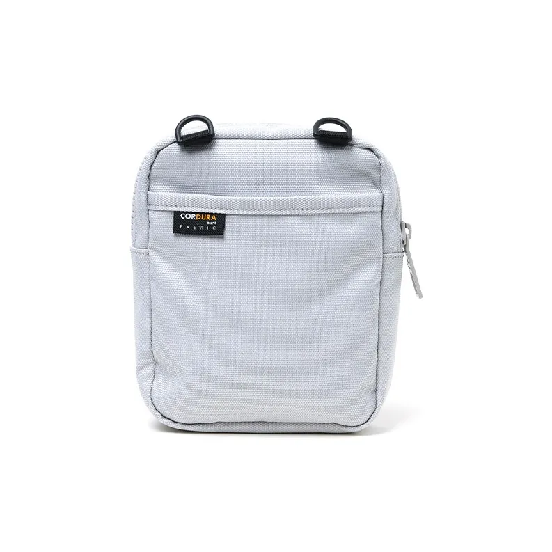 KANGOL Fabric Square Bag Shoulder Bag Crossbody Bag Regular Unisex Gray/Black-2