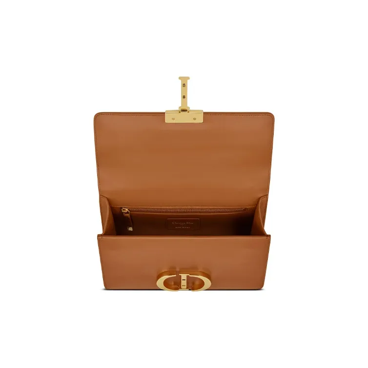 DIOR 30 Montaigne Cow Leather Crossbody Bag, Shoulder Bag Women's Brown-3