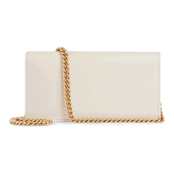 GUCCI Horsebit 1955 Leather WOC Mini Bag Shoulder Bag, Crossbody Bag Trumpets Women's White-3