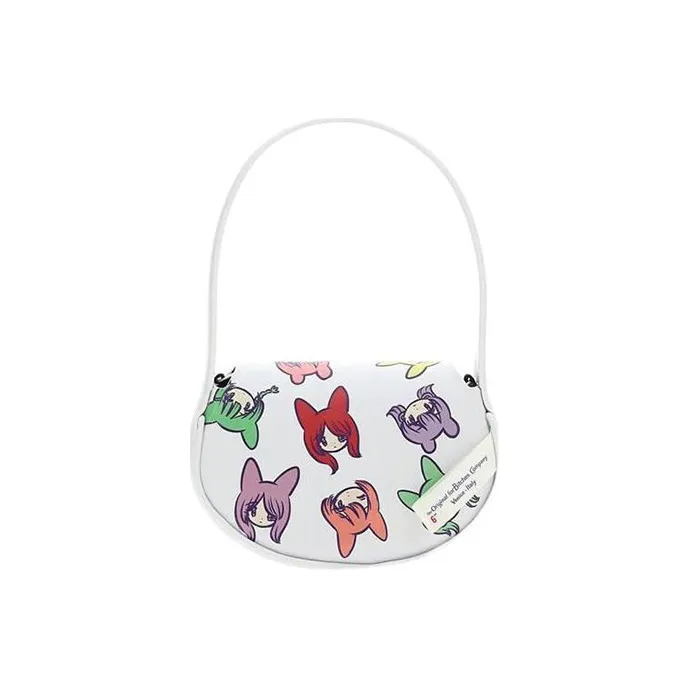 FORBITCHES Leather Shoulder Bag Women's White-2