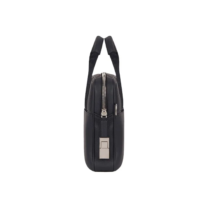 GIVENCHY Grained Leather Briefcases Handbags Men's Black-1