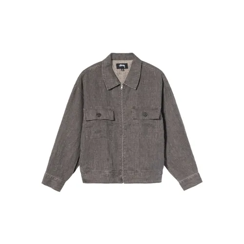 Stussy Jackets Unisex Gray