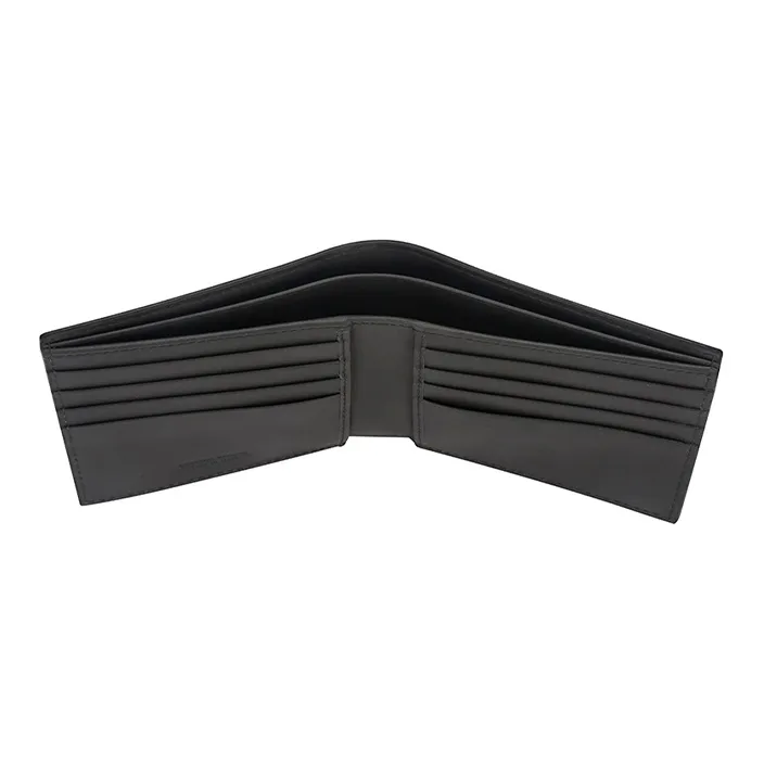 Bottega Veneta Calfskin Card Holder Wallet Men's Gray Green-6