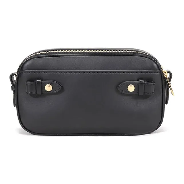 Burberry Leather Sling Bag, Crossbody Bag, Fanny Pack Women's Black-2