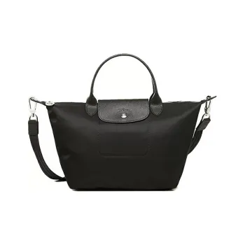 LONGCHAMP Le Pliage Néo Nylon Handbag Shoulder Bag Small Size Women's Black