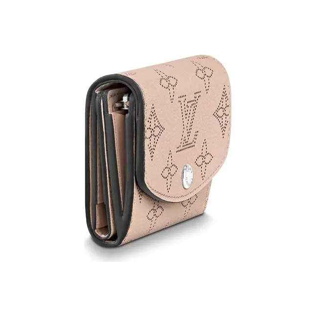 LOUIS VUITTON Calfskin Wallet Women's Pink-1