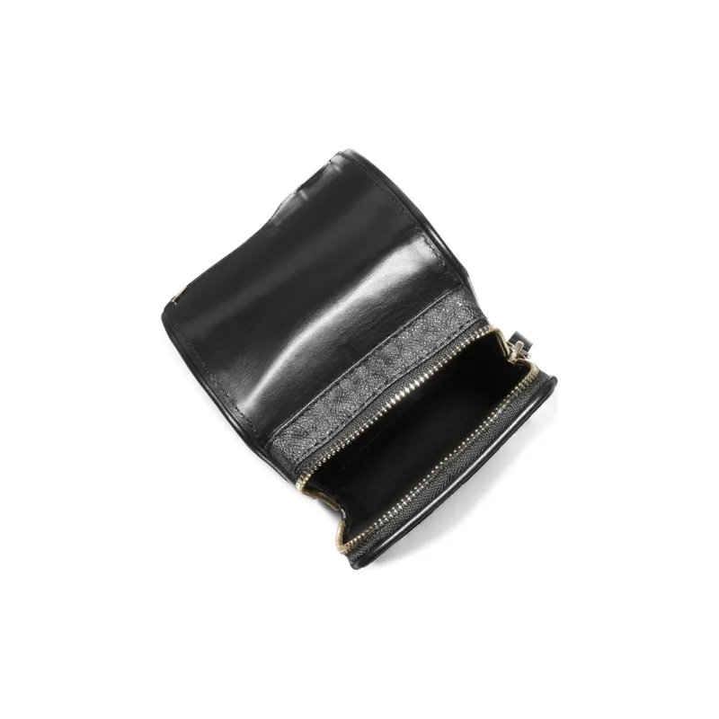 MICHAEL KORS ASHYA Collaboration Cow Leather Crossbody Bag Cell Phone Pouch Fanny Pack Regular Unisex Black-1
