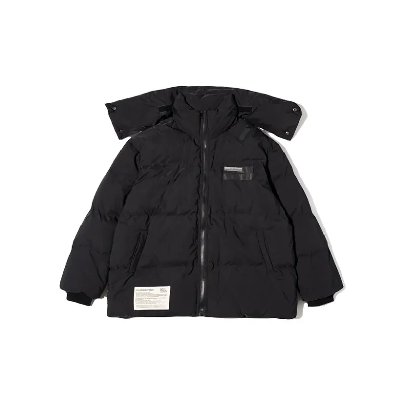 KILLWINNER Puffer Jackets Unisex Black-3