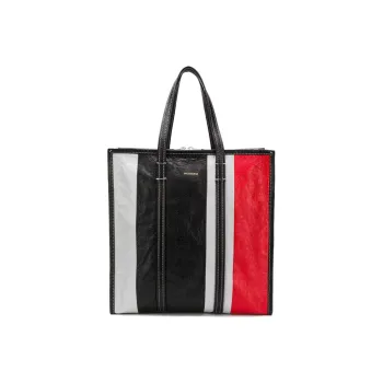 Balenciaga Leather Handbag Men's Black