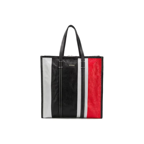 Balenciaga Leather Handbag Men's Black
