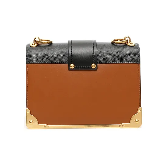 PRADA Cow Leather Small Square Bag, Crossbody Bag, Shoulder Bag Women's-2