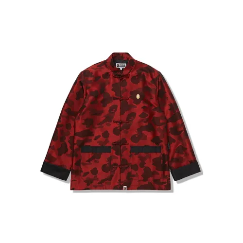 A BATHING APE Ape Head Series Jackets Men Red