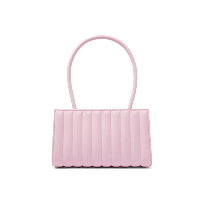 CHARLES&KEITH Synthetic Leather Handbag, Shoulder Bag Women's Black/Light Pink/Light Pink/Yellow/Yellow-5