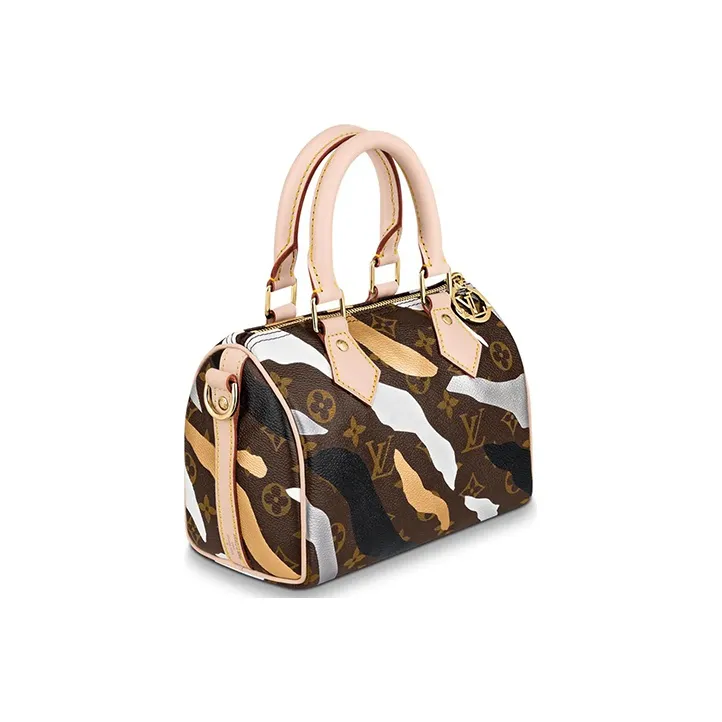 LOUIS VUITTON Lvxlol Speedy Bandouliere Monogram Bb Gold/Silver-1