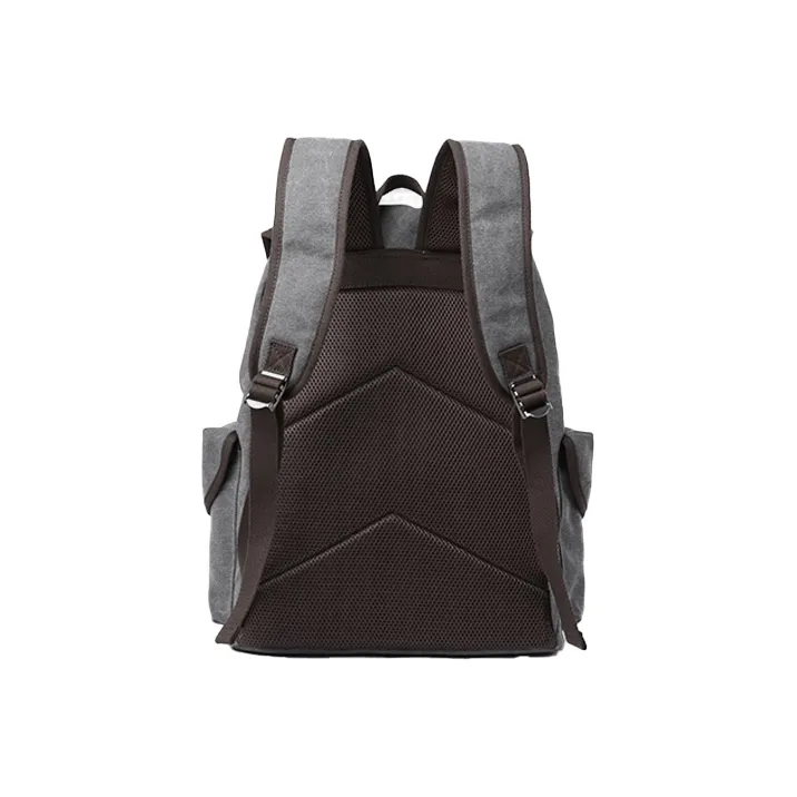 Slazenger Canvas Laptop Backpack Large Size Men's Cool Gray-2