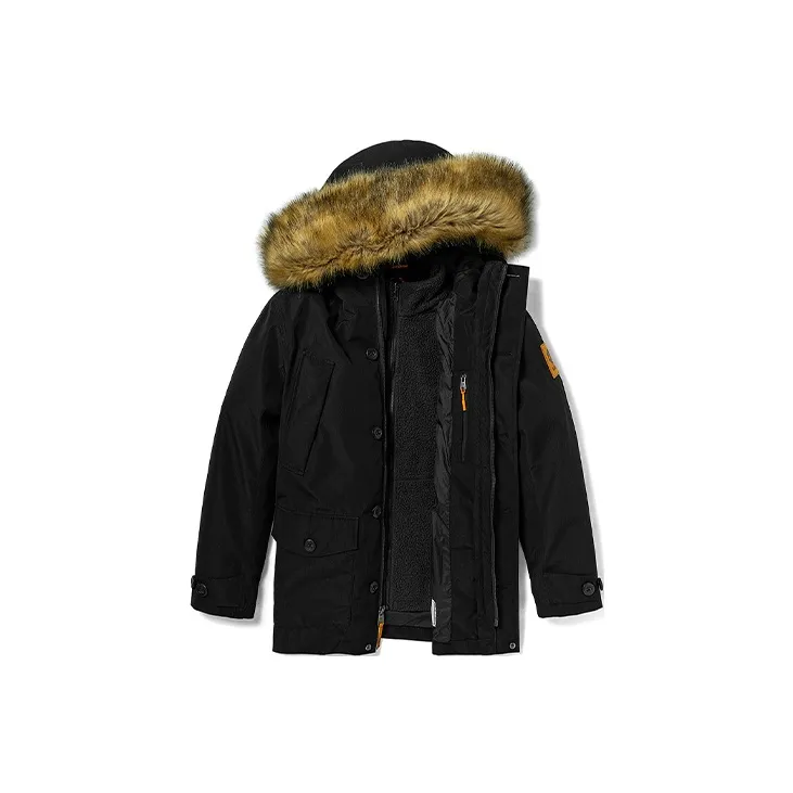 Timberland Parka Coats Men Black-3