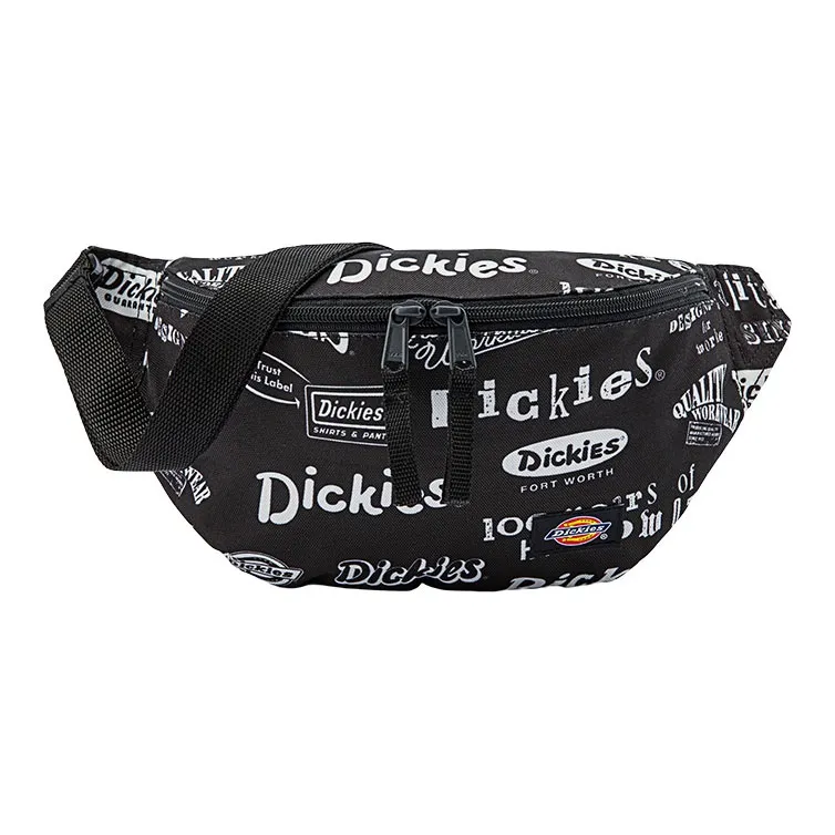 Dickies Polyester Fanny Pack Crossbody Bags Regular Unisex Black-0