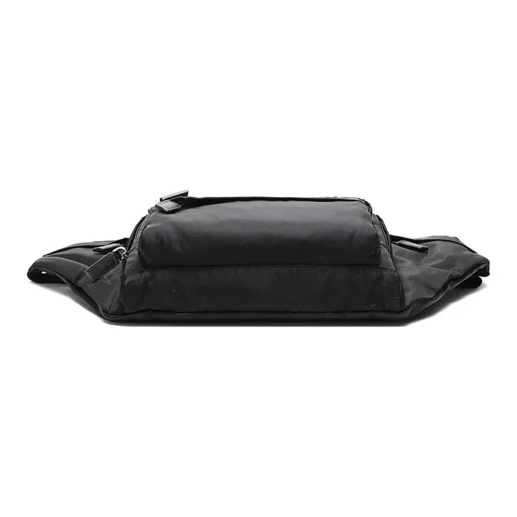 PRADA Fabric Fanny Pack Sling Bag Crossbody Bag Regular Men's Black-4