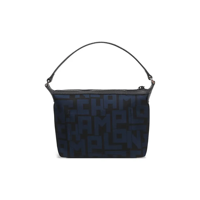 LONGCHAMP Le Pliage LGP Fabric Handbag Handbag Regular Women's Black Navy Blue-3