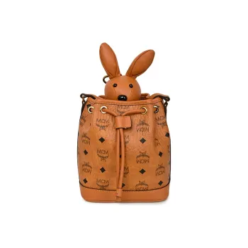 MCM Visetos Canvas Bucket Bags Crossbody Bag, Shoulder Bag Women's