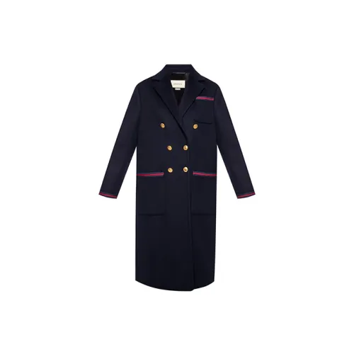 GUCCI Coats Women's Navy Blue