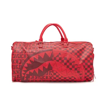 SPRAYGROUND Artificial Leather Travel Bags Gym Bags Handbags Regular Unisex Red