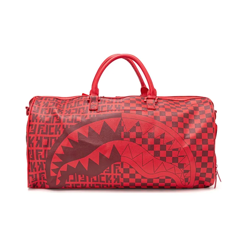SPRAYGROUND Artificial Leather Travel Bags Gym Bags Handbags Regular Unisex Red-0