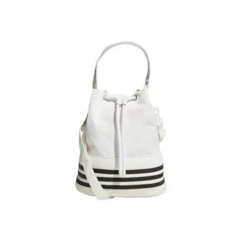 Adidas Polyurethane Bucket Bag Handbag Shoulder Bag Crossbody Bag Regular Unisex White
