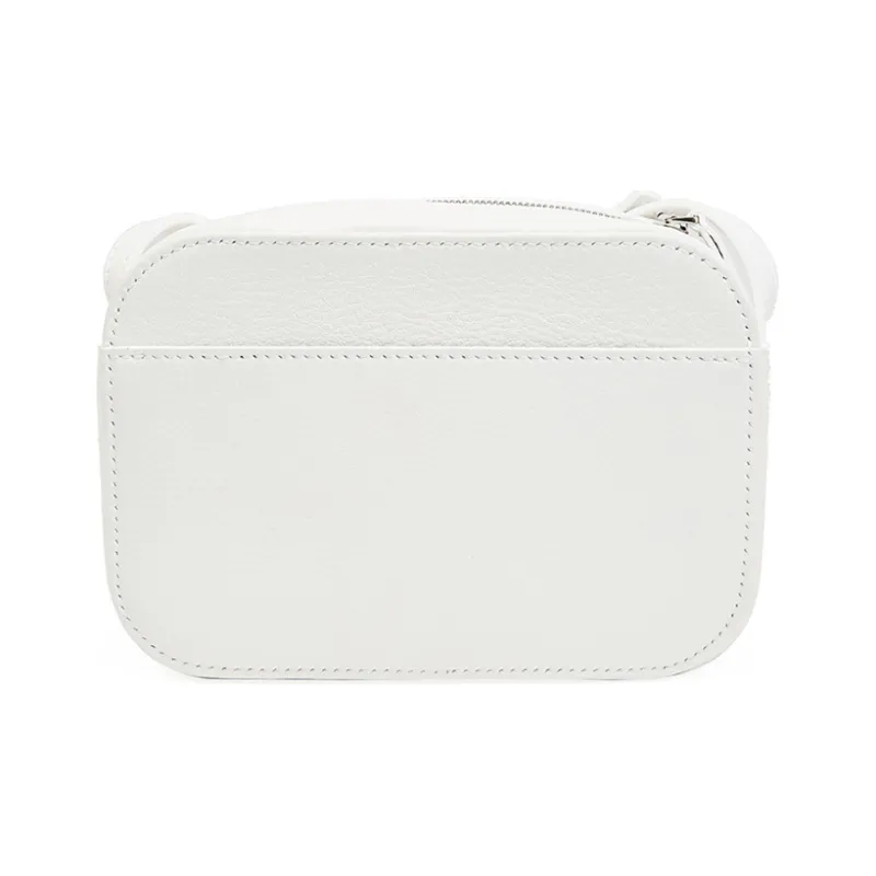 Balenciaga Grained Calfskin Camera Bags Crossbody Bag Shoulder Bag Unisex White-2